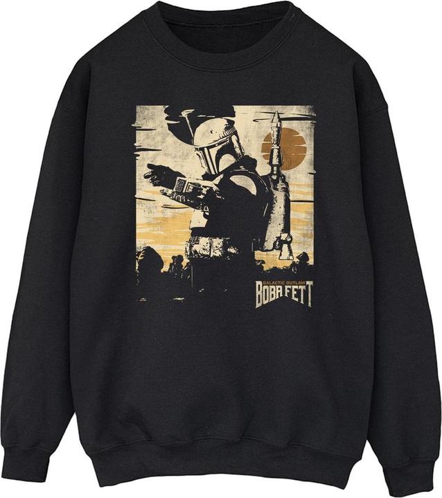 Actual product image Star Wars Mens The Book Of Boba Fett Points Sweatshirt (4XL)