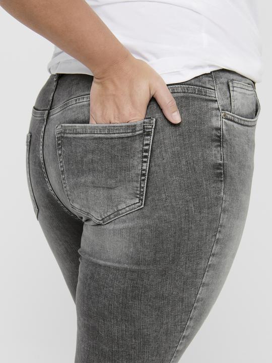 Image du produit Only Curvy Carwilly Reg Ankle Raw Skinny Fit Jeans (W50/L34)