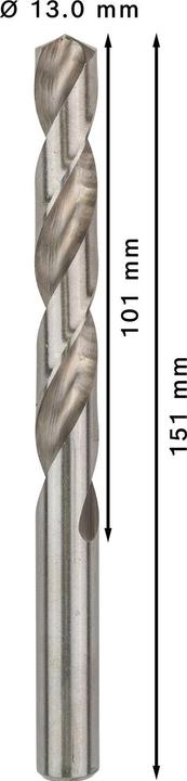 Actual product image Bosch Professional Zubehör PRO Metal HSS-G twist drill, 13 x 101 x 151 mm (13 mm)