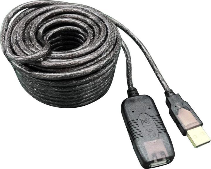 Image du produit Techly USB 2.0 extension active, Hi-Speed (10 m, USB 2.0)
