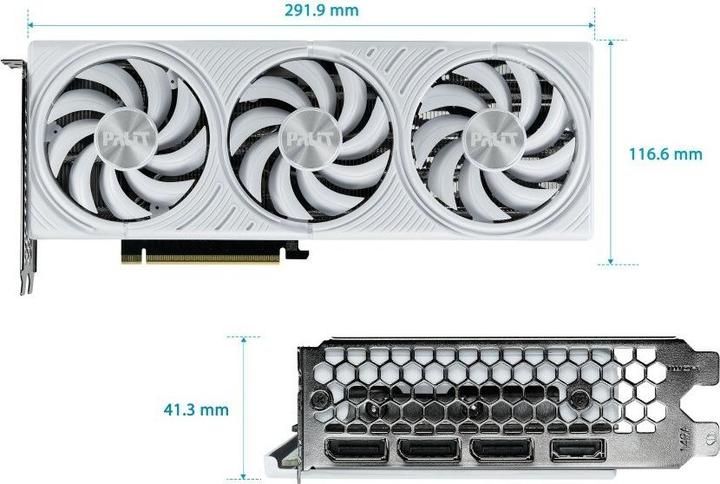Actual product image Palit Grafikkarte RTX5070 WHITE OC 12 GB GDDR7 (12 GB)