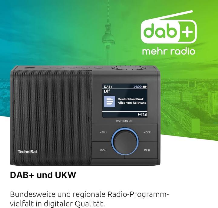 Actual product image TechniSat DigitRadio 217 (DAB+, FM, Bluetooth)