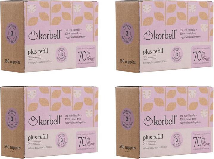 Produktbild Korbell Nachfüllfolien Plus recycled