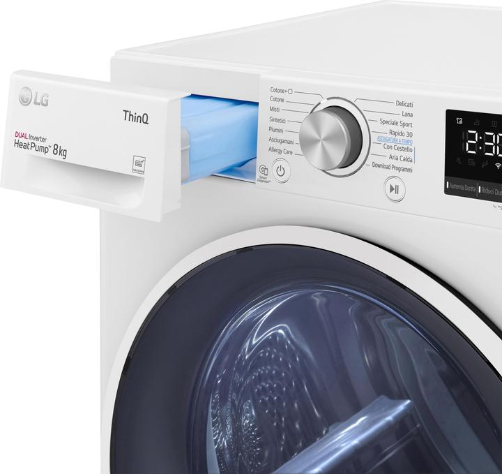 Image du produit LG RH80V9AVHN Sèche-linge 8 kg chargement frontal (8 kg, Droite)
