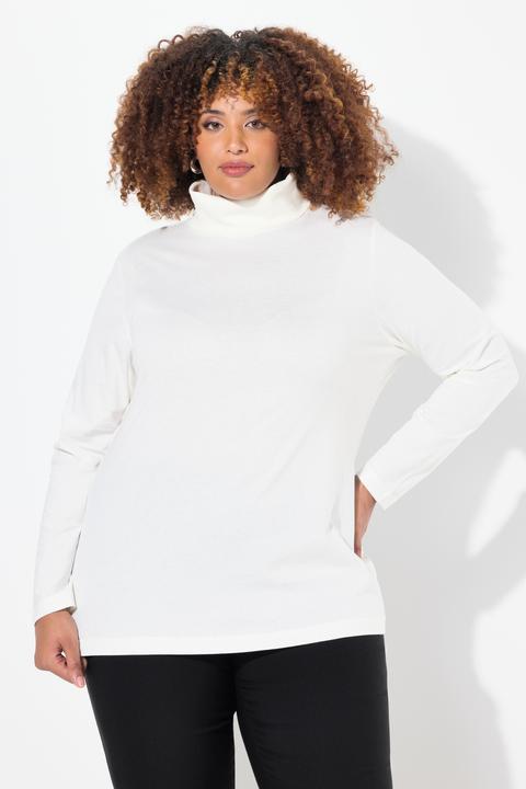 Produktbild Ulla Popken Shirt, Rollkragen, Slim, Langarm (58)