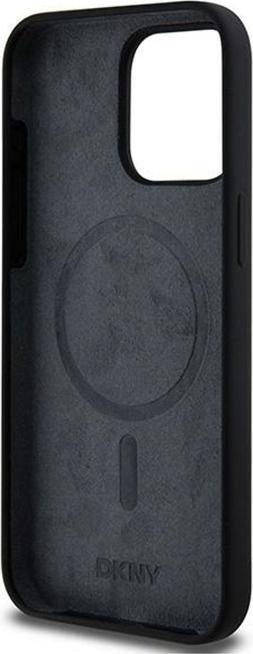 Produktbild DKNY DKHMP13XSNYACH iPhone 13 Pro Max 6.7" czarny/black hardcase Liquid Silicone White Printed Logo (Apple iPhone 13 Pro Max)