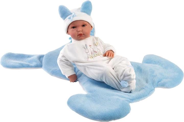 Llorens Bimbo blau mit Hasendecke 35cm