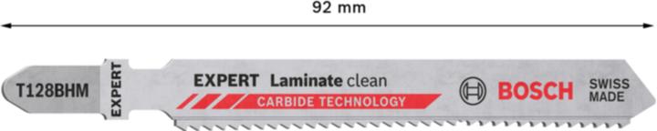 Produktbild Bosch Professional Zubehör EXPERT ‘Laminate Clean’ T128 BHM Stichsägeblatt, 3 Stück