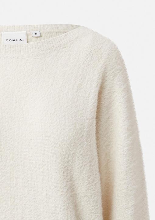 Produktbild Comma Strickpullover Weicher Pullover mit Fledermausärmeln (38)
