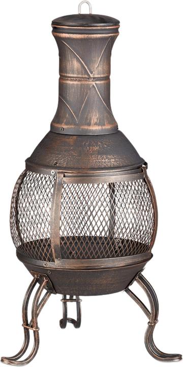 Actual product image Relaxdays Chiminea With Fire Poker