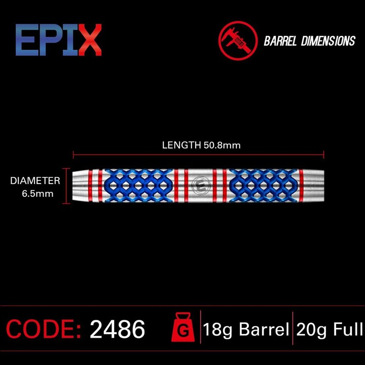 Actual product image Winmau Softdart Epix, 2486-20g (20 g)