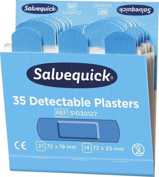 Produktbild Salvequick Pflasterstrips detectable (6x)