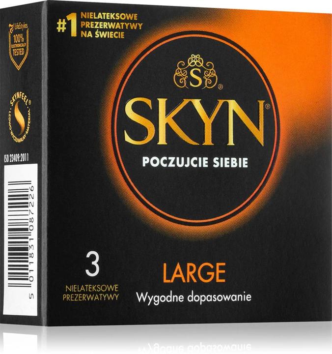 Unimil Skyn Feel Everything Large Non-Latex Condoms 3Pcs (3 Stk.)