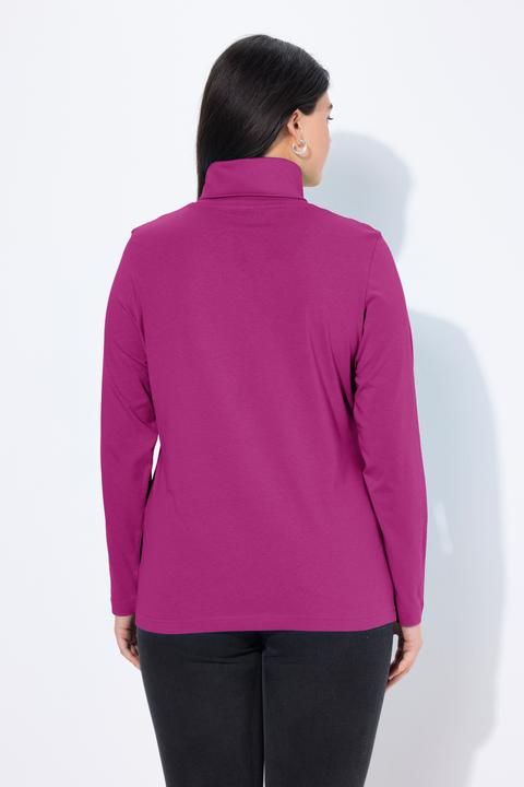 Produktbild Ulla Popken Shirt, Rollkragen, Slim, Langarm (46, 48)