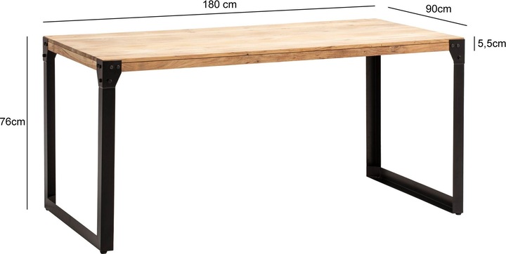 Image du produit Wohnling 180x90x76 (180 x 90 x 76 cm)