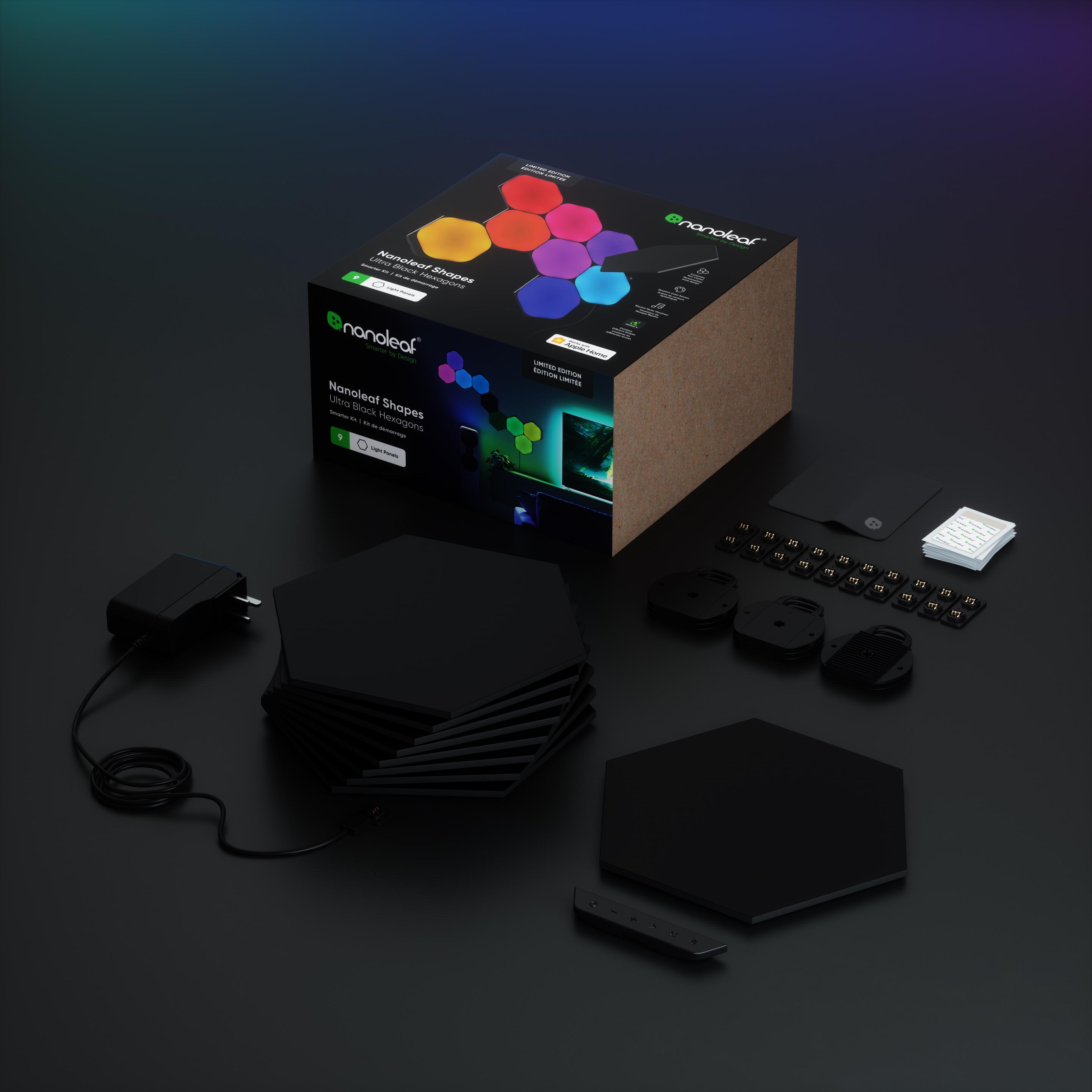 Thumbnail - Nanoleaf, Wandleuchte + Deckenleuchte, Shapes Hexagons (900 lm)