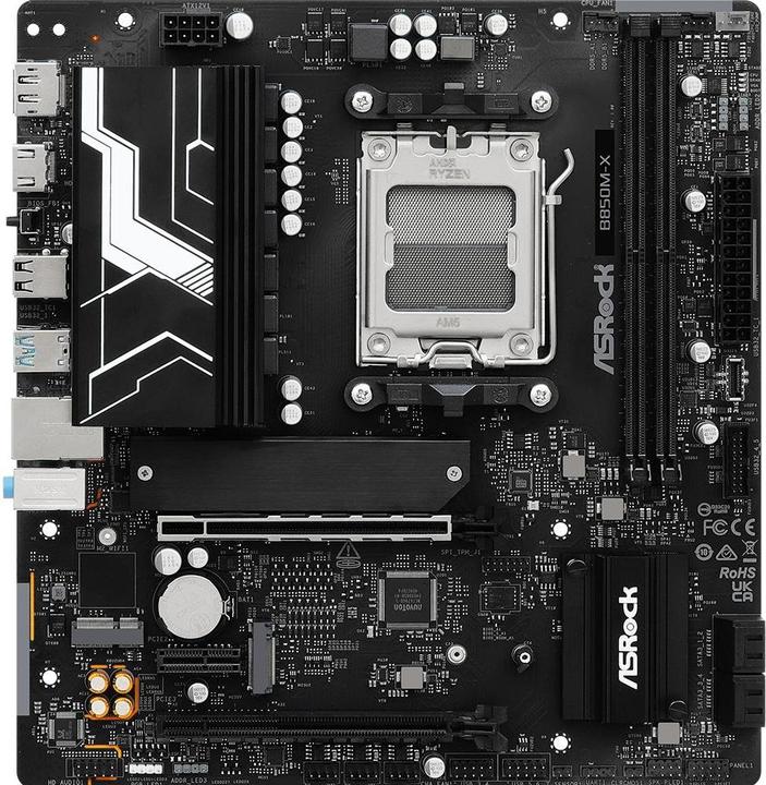 Actual product image AsRock B850M-X (AM5, AMD B850, mATX)