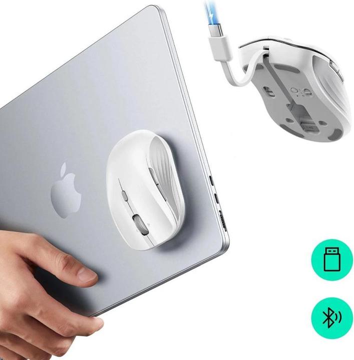 Actual product image ESR MagMouse Wireless Mouse, White (Wireless)