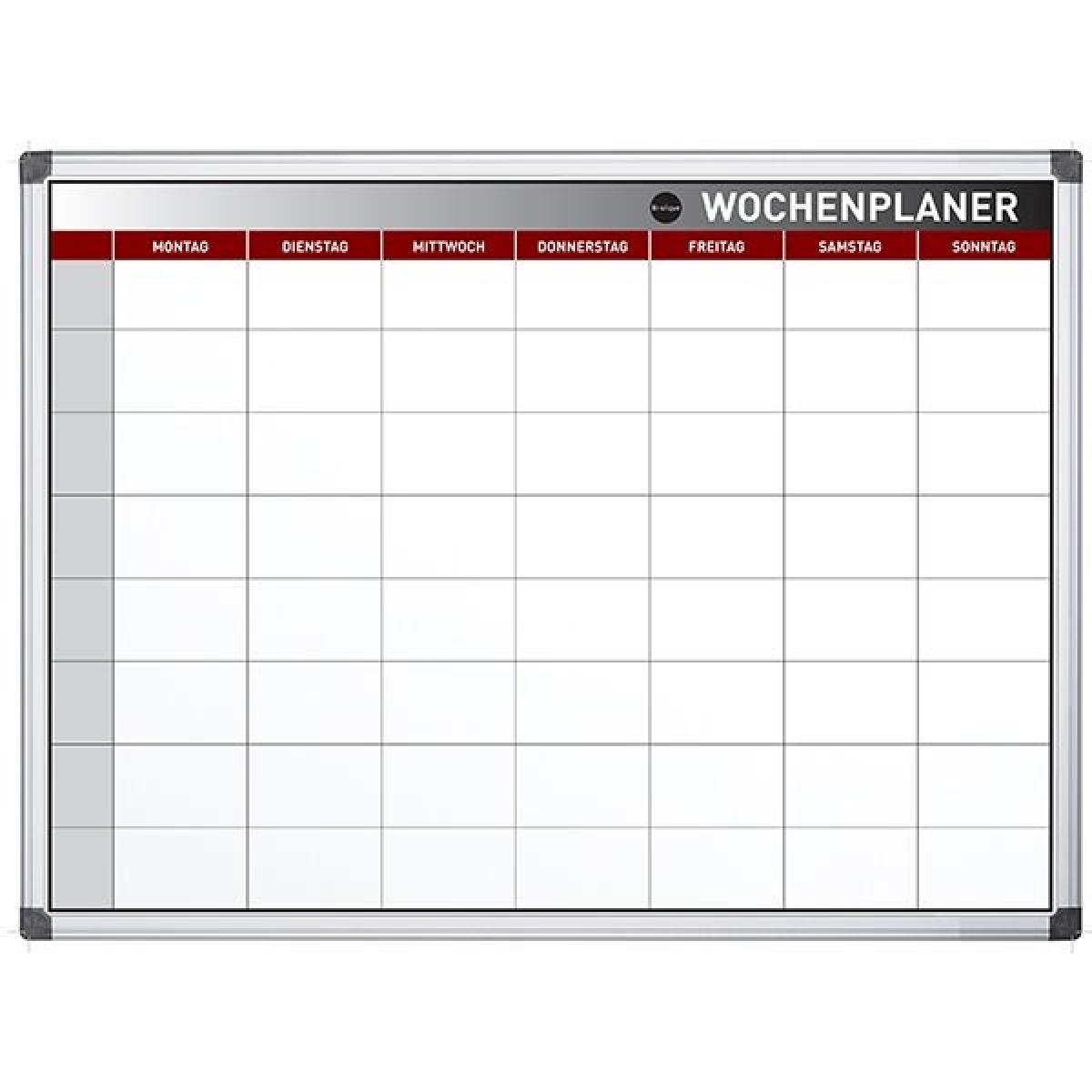 Bi-Office, Kalender, Wochenplaner Earth GA03134790 Stahloberfläche 90x60cm