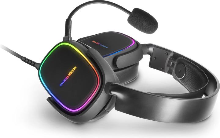 Actual product image Mars Gaming Casque Micro Gamer Mhax RGB (Noir) (Cable)