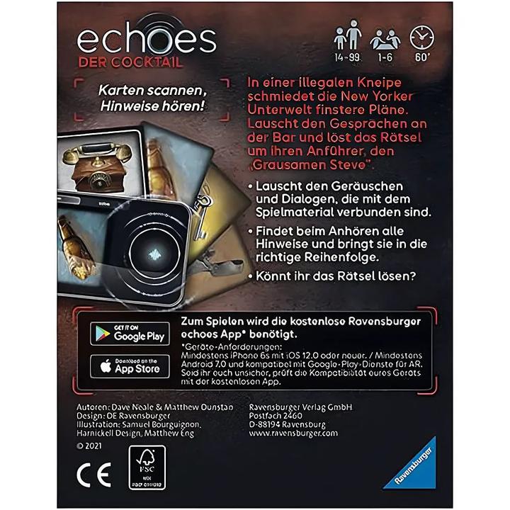 Produktbild Ravensburger echoes Der Cocktail (Deutsch, 1 - 6 Spieler)