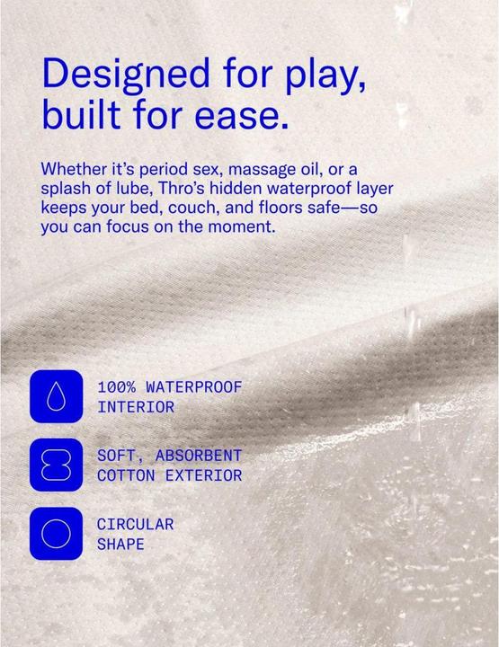 Actual product image Dame Products - Thro Play Blanket – Oat