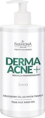 Immagine prodotto Konjac Sponge FARMONA PROFESSIONAL Derma Acne+ Pear Face Wash Gel żel do mycia twarzy Gruszka 500ml (Gel detergente, 500 ml)
