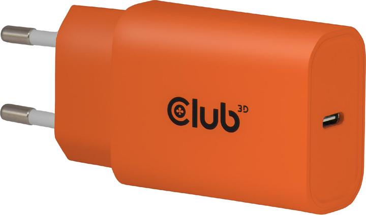 Image du produit Club 3D Club3D Lifestyle Ladegerät USB-C 30Watt, 2Stk orange retail (30 W)