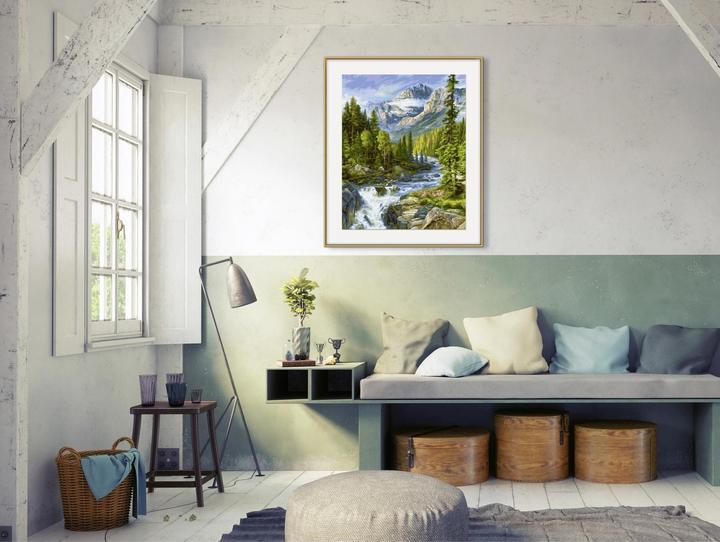 Actual product image Schipper Painting by Numbers - Rocky Mountains