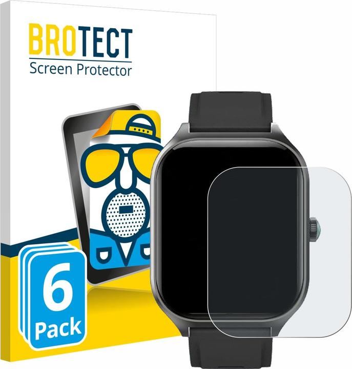 Produktbild BROTECT Entspiegelungsfolie für FORRLITE Smartwatch 2.01" Displayschutz Displayschutzfolie Folie Matt