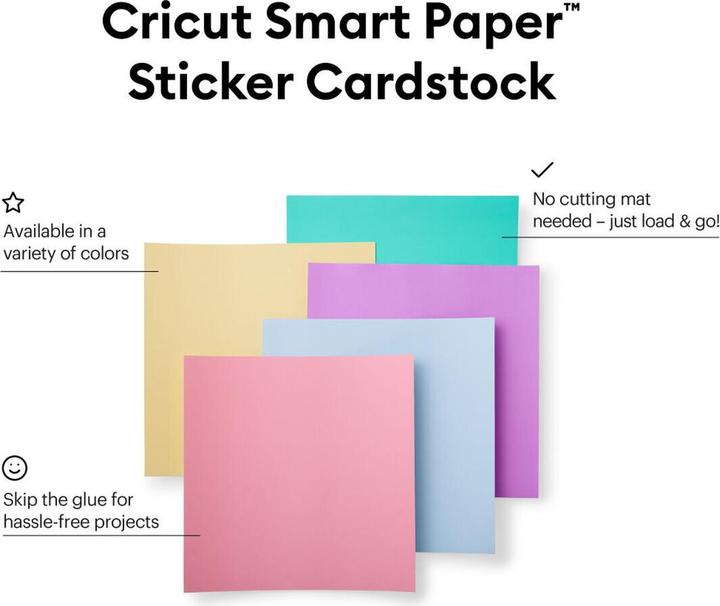 Actual product image Cricut Sticker paper (210 g/m², 10x)