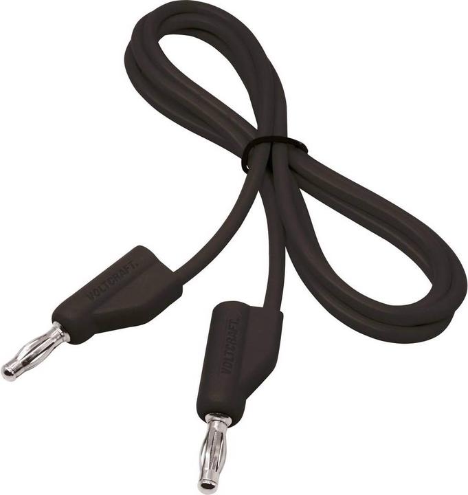 Actual product image Voltcraft Highly flexible test leads SET 1.0 m 30 V/AC, 60 V/DC 10 A