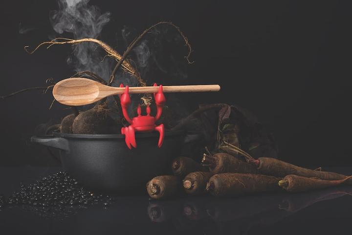 Image du produit Ototo support de cuillère rouge et déclencheur de vapeur