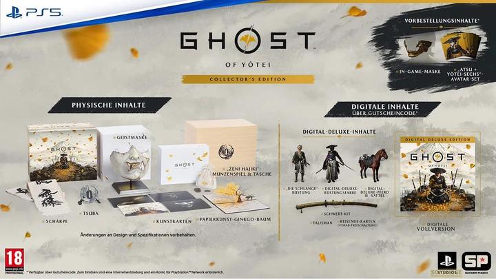 Produktbild Sony Ghost of Yotei - Collector's Edition (PS5, DE, IT, FR)