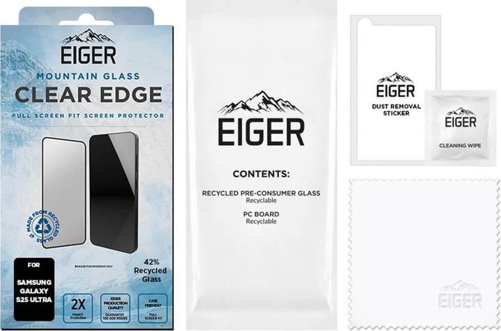 Image du produit Eiger Mountain Glass Clear Edge (1 pcs, Samsung Galaxy S25 Ultra)