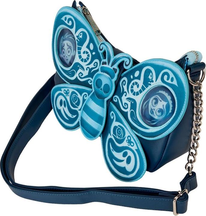 Actual product image Loungefly Corpse Bride - Wedding with a corpse by shoulder bag Butterfly