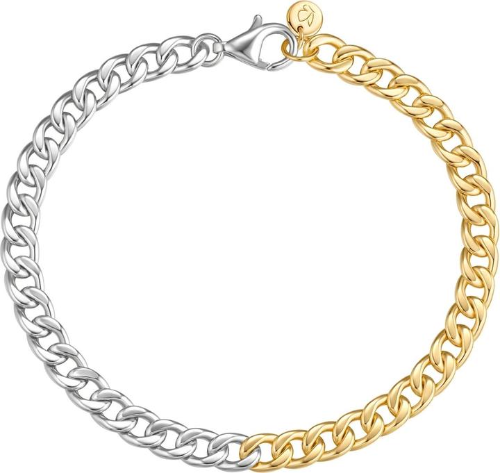 Produktbild Glanzstücke München Armband Sterling Silber bicolor - 38446 (18 cm, Sterling Silber)