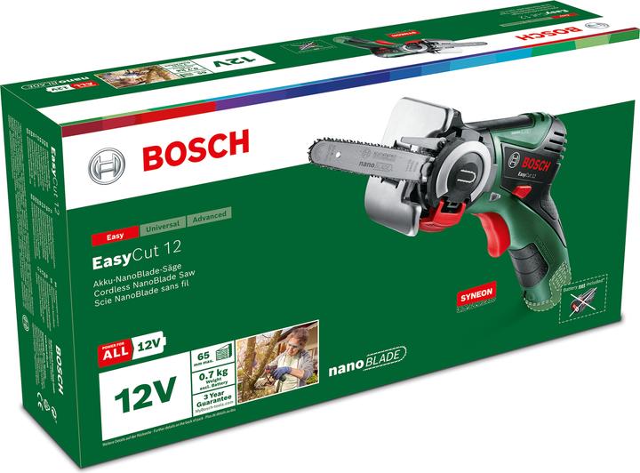 Produktbild Bosch Home & Garden EasyCut 12 (Akku Kettensäge)