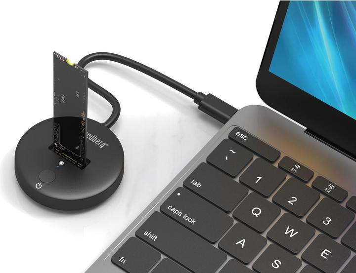 Actual product image Sandberg USB 3.2 Dock for M.2+NVMe SSD
