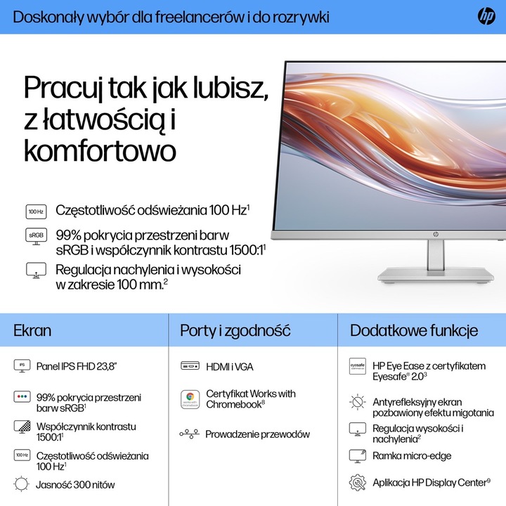 Produktbild HP Series 5 524sh (1920 x 1080 Pixel, 24")