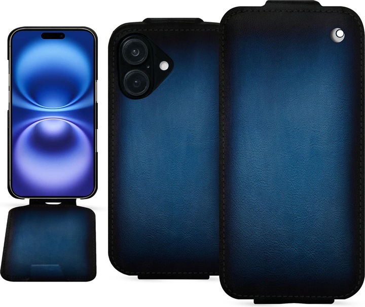 Noreve Lederschutzhülle vertikal (Apple iPhone 16)