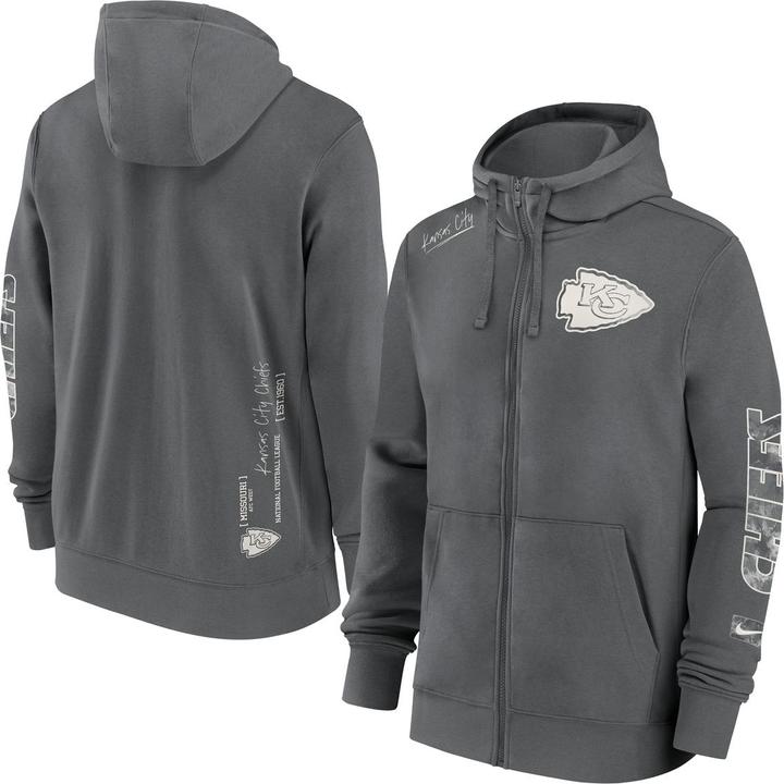Actual product image Nike Kansas City Chiefs Full-Zip Fleece Hoodie M (M)
