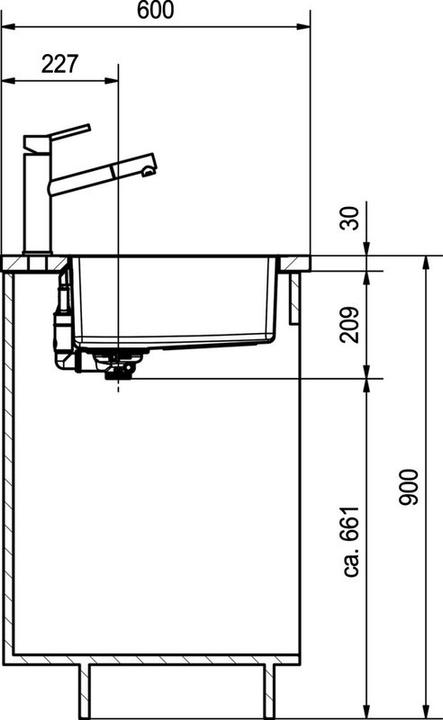 Image du produit Franke MRX 210-55 (Evier encastré, 60 cm)