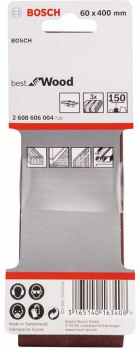 Produktbild Bosch Professional Zubehör PRO X440 Schleifband, 60 x 400 mm, G150 (150)