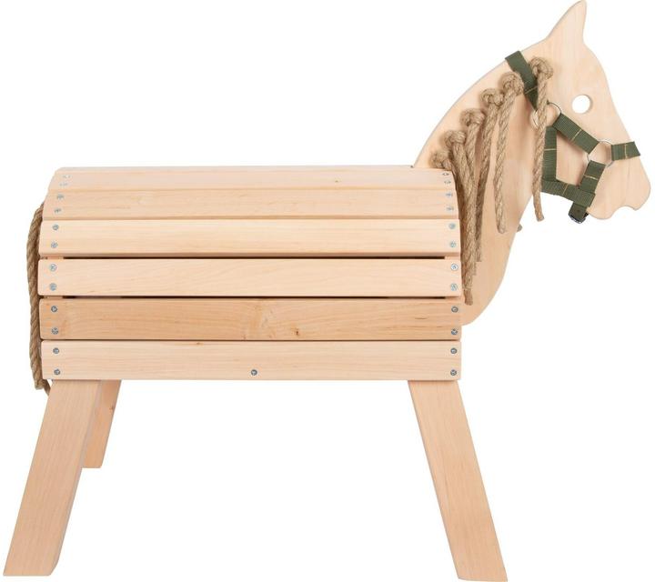 small foot Wooden horse compact