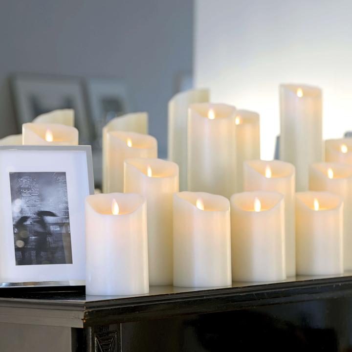 Image du produit Sompex Bougie de cire véritable à flamme LED