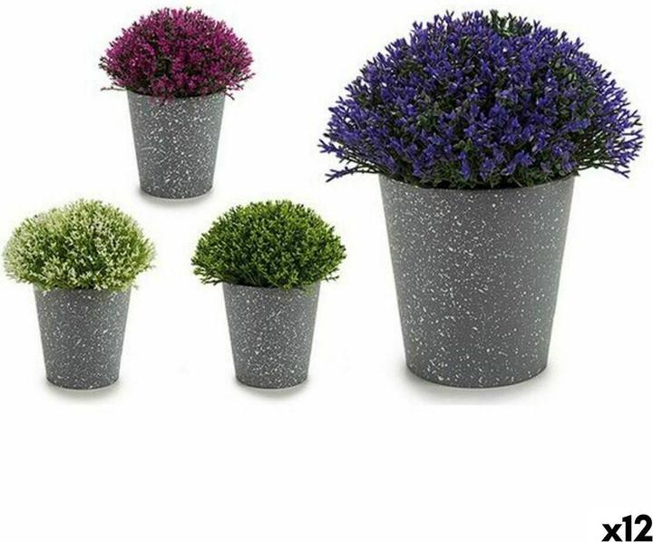 Ibergarden Dekorationspflanze A18124-91 A18124-91 Kunststoff 14 x 15 x 14 cm 14 x 16 x 14 cm (12 Stück) (14 cm)