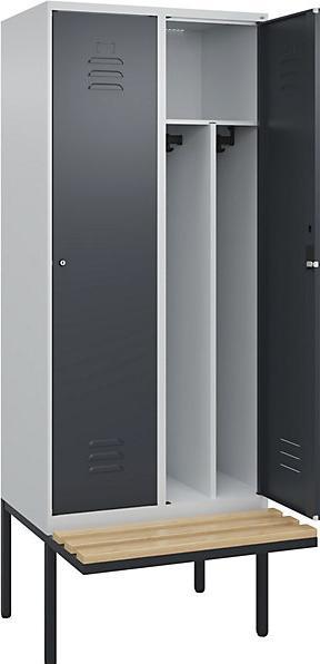 Anthracite grey RAL 7016, Beech, Light grey RAL 7035