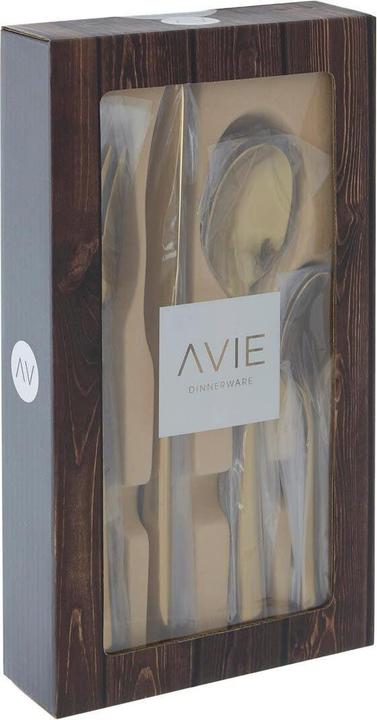 Immagine prodotto Fifty five south Set di posate Avie Glow Gold - 16 pezzi (16 pz., Set di posate)