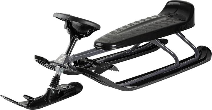 Stiga Snowracer King Size GT gris graphite, 140x52 cm, cadre acier